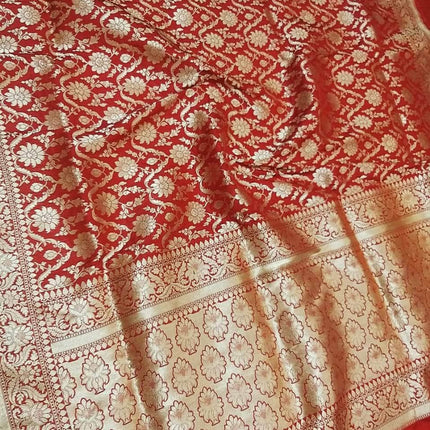 Anushka Sharma Banarasi Silk Wedding Saree