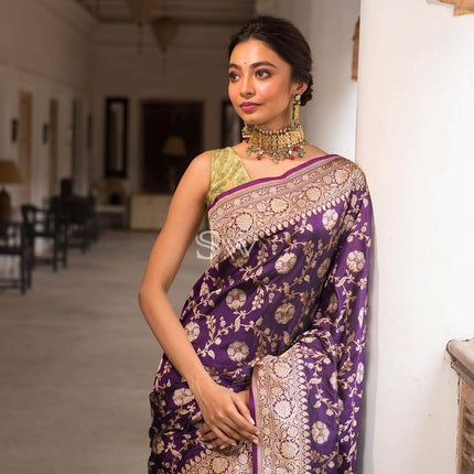 Anushka Sharma Banarasi Silk Wedding Saree