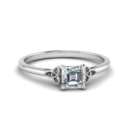 Celtic Solitaire Engagement Ring