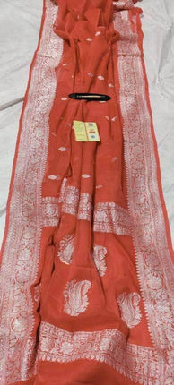 Banarasi Khaddi Chiffon Georgette Silk Saree