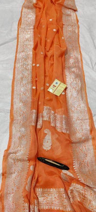 Banarasi Khaddi Chiffon Georgette Silk Saree