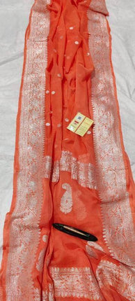 Banarasi Khaddi Chiffon Georgette Silk Saree