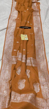 Banarasi Khaddi Chiffon Georgette Silk Saree