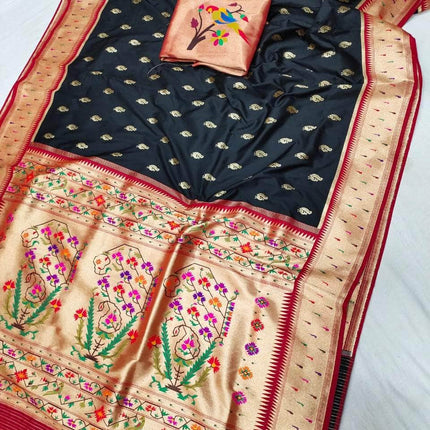 Banarasi Paithani Pure Silk Saree