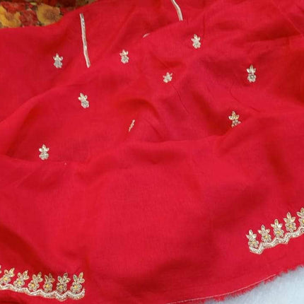 Beautiful Designer Organza Saree