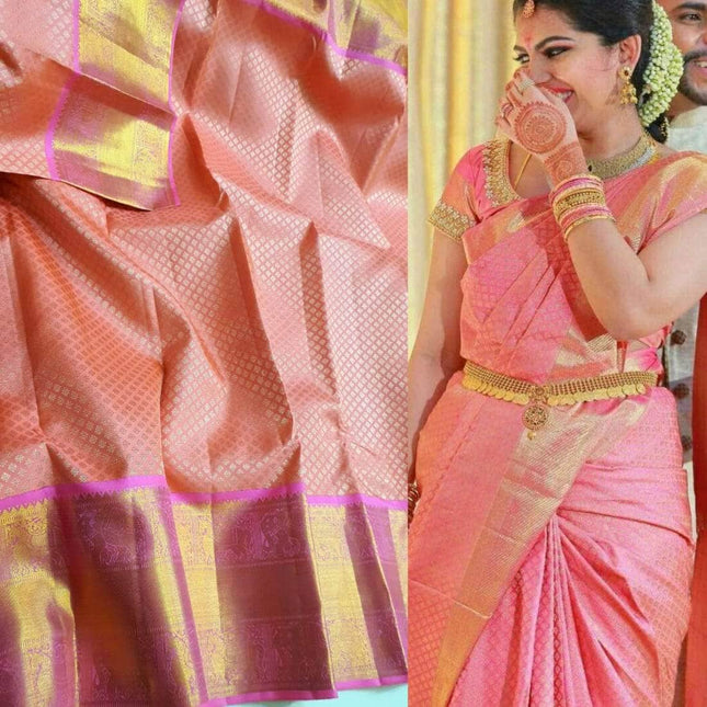 Beautiful Kanjivaram Pure Silk Saree