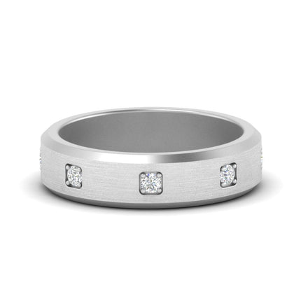Beveled Mens Promise Ring