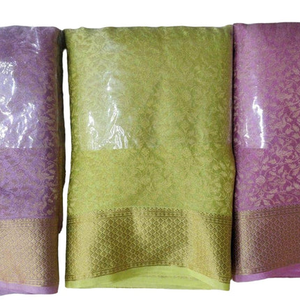 Brocade pattern 100gm Thickness Mysoree Silk Saree