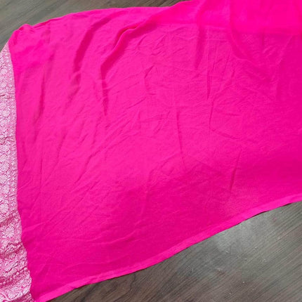 Chiffon Georgette Silk Saree