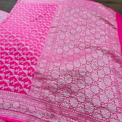 Chiffon Georgette Silk Saree