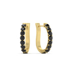 14k Yellow Gold / Black Diamond / Lab Grown