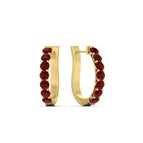 14k Yellow Gold / Ruby / Lab Grown