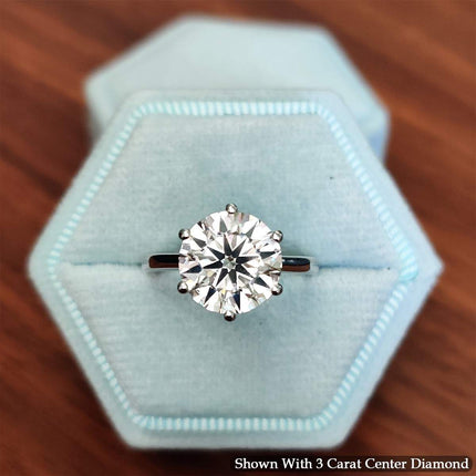 Classic Six Prong Solitaire Ring