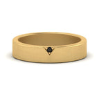 14K Yellow Gold / Black Diamond / Lab Grown
