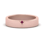 14K Rose Gold / Pink Sapphire / Lab Grown
