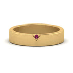 14K Yellow Gold / Pink Sapphire / Lab Grown