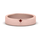 14K Rose Gold / Ruby / Lab Grown