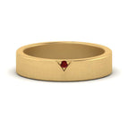 14K Yellow Gold / Ruby / Lab Grown