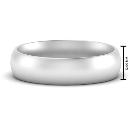 Comfort Fit Mens Wedding Band