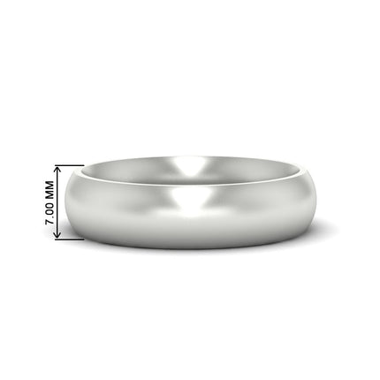 Minimalist 4mm Mens Wedding Band
