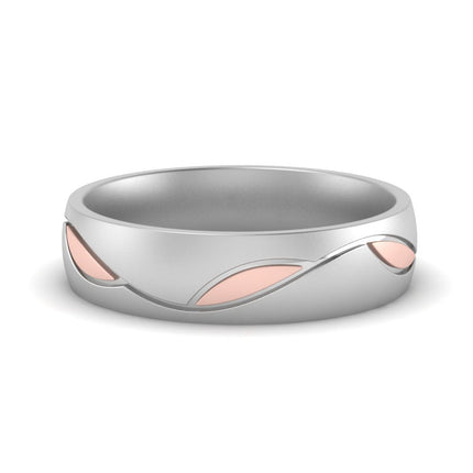 Comfort Fit Two Tone Mens Band