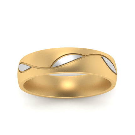 Comfort Fit Two Tone Mens Band