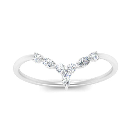 Crown Marquise And Round Band