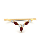 14k Yellow Gold / Ruby / Lab Grown