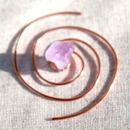 CuH2O Droplet: Crystal Infused Copper Coil Water Charger