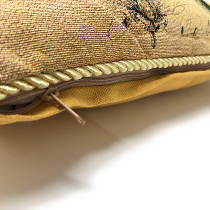 DaDa Bedding Dragonfly Dreams Elegant Insect Bug Throw Pillow Cushion Cover - 1-Piece - 18"