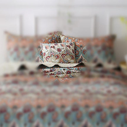 DaDa Bedding Set of Two Garden Party Bohemian Throw Pillow Covers (LH1403)