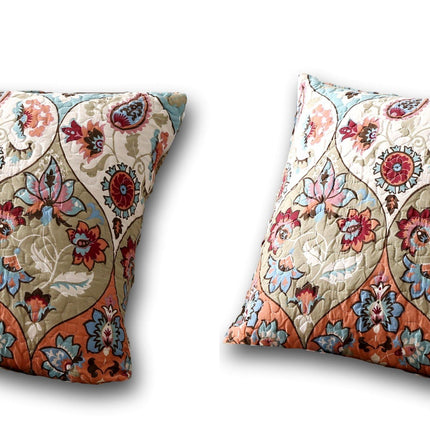 DaDa Bedding Set of Two Garden Party Bohemian Throw Pillow Covers (LH1403)