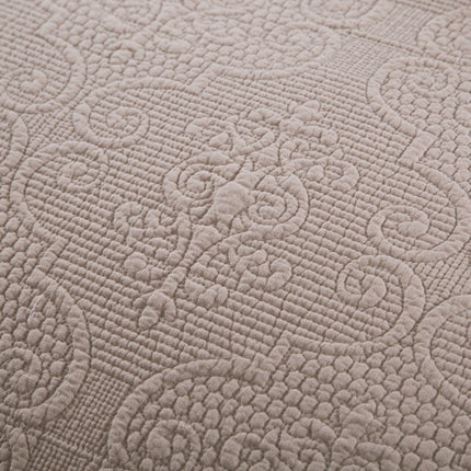 DaDa Bedding Set of 2-Pieces Sandy Beige Taupe Square Cushion Throw Pillow Covers, 18" x 18" (JHW-585)