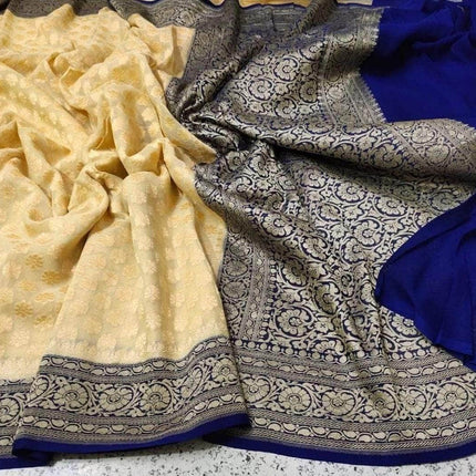 Designer Banarasi  Georgette Chiffon - Silk Saree