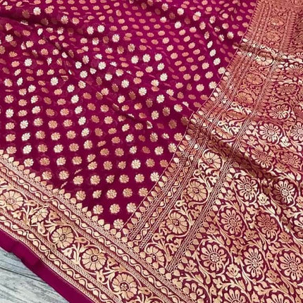 Designer Banarasi  Georgette Chiffon - Silk Saree