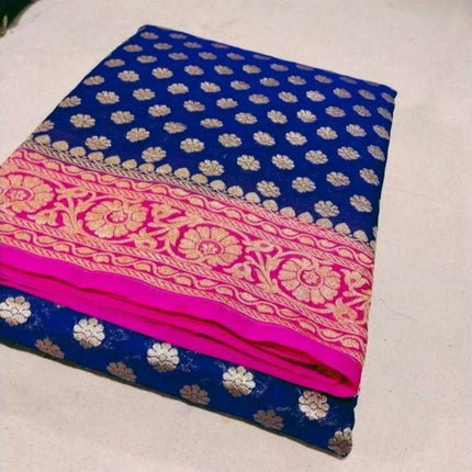 Designer Banarasi  Georgette Chiffon - Silk Saree