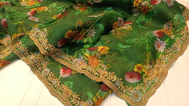 Designer Pure Organza Saree