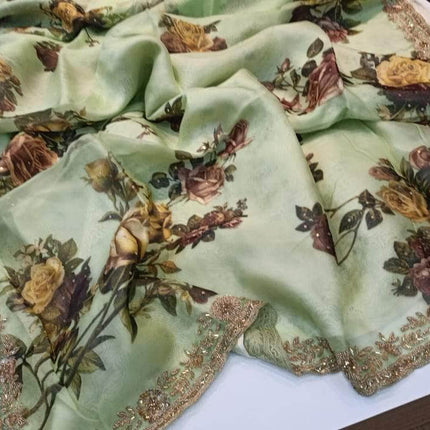 Designer Pure Organza Saree