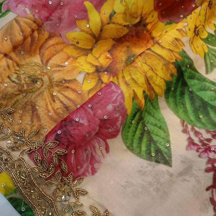 Designer Pure Organza Saree