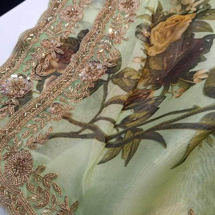 Designer Pure Organza Saree