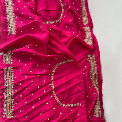 Designer Pure Organza Saree with sequence work