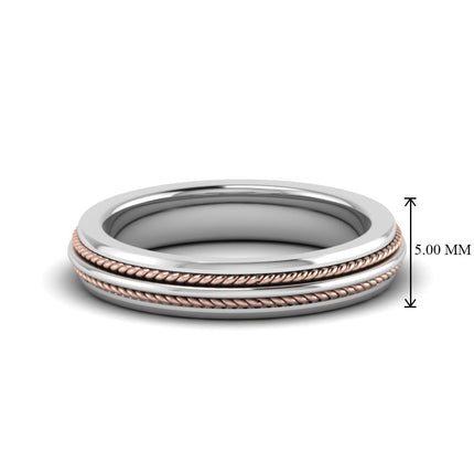 Double Rope Design 2 Tone Band