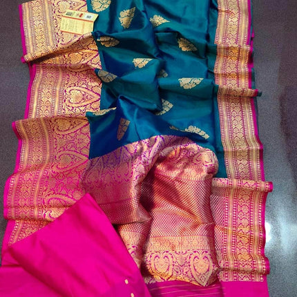 Exclusive Gold Zari Banarasi Silk Saree
