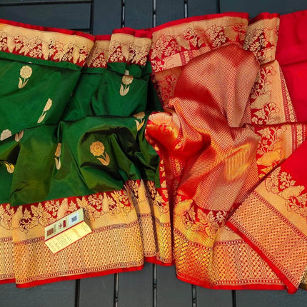 Exclusive Gold Zari Banarasi Silk Saree