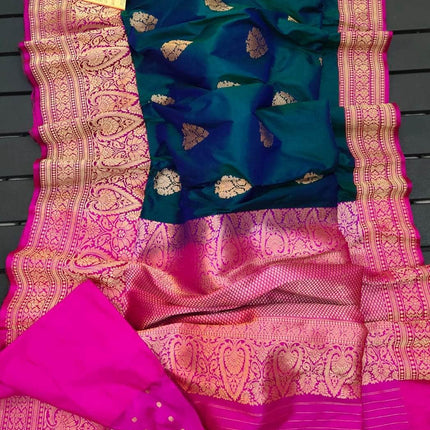 Exclusive Gold Zari Banarasi Silk Saree