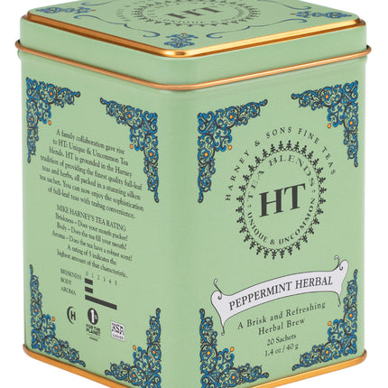 Peppermint Herbal, HT Tin of 20 Sachets