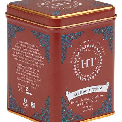 African Autumn, HT Tin of 20 Sachets