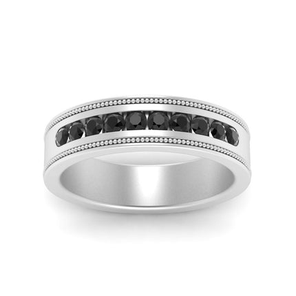 Flat Milgrain Mens Promise Band