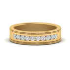 14k Yellow Gold / Diamond / Lab Grown