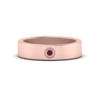 14k Rose Gold / Pink Sapphire / Lab Grown